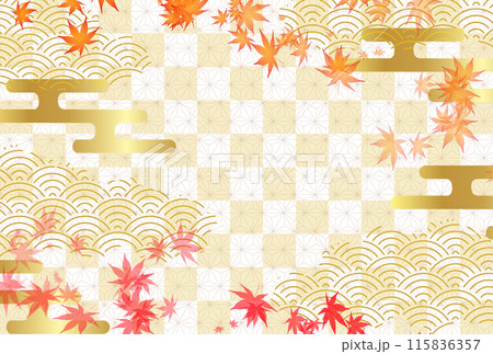 紅葉　葉　秋　背景	 115836357