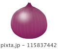 紫玉ねぎのイラスト（主線なし） 115837442