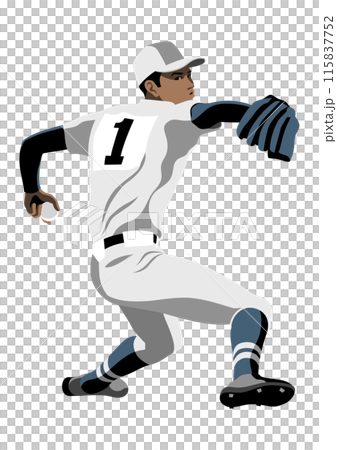 高校野球「ピッチャー」 高校野球「ピッチャー」 115837752