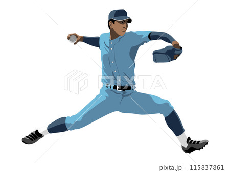 高校野球「ピッチャー」 115837861