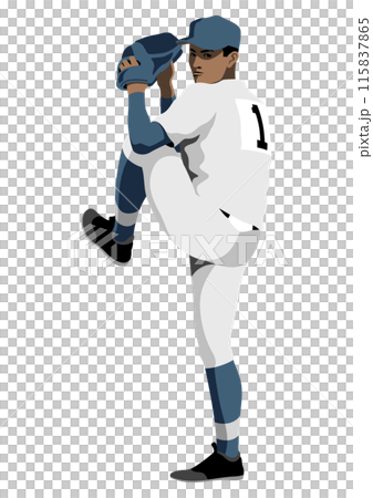 高校野球「ピッチャー」 115837865
