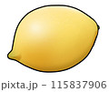 レモンのイラスト（主線あり） 115837906