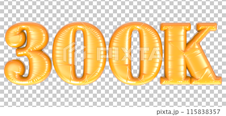 number red symbol made of inflatable balloon isolated on white 115838357