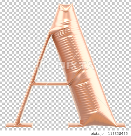 number colorful balloons isolated on white number colorful balloons isolated on white 115838456