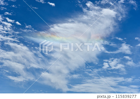 空 青空 彩雲 背景素材 空 青空 彩雲 背景素材 115839277