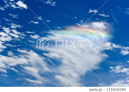 空 青空 彩雲 背景素材 空 青空 彩雲 背景素材 115839290
