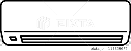 一個簡單的空調的插圖 115839675