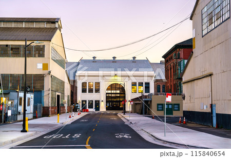 Union Iron Works Historic District at Pier 70, Potrero Point in San Francisco - California, United States Union Iron Works Historic District at Pier 70, Potrero Point in San Francisco - California, United States 115840654