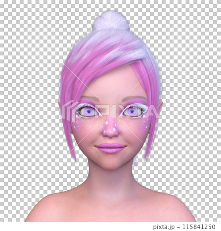 Close-up of a woman's face 115841250