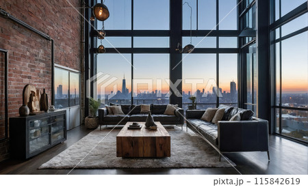 View of Expansive City View Penthouse Loft - Property Website