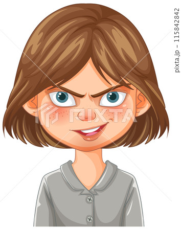 Confident Girl with Freckles Confident Girl with Freckles 115842842