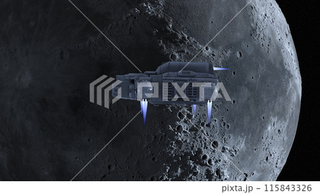 宇宙船と月 115843326