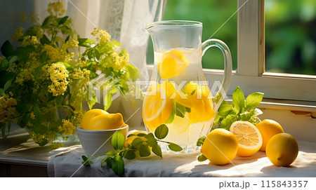 Refreshing Summer Lemonade 115843357