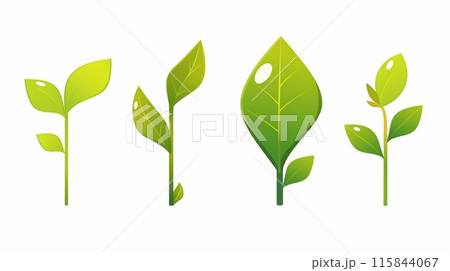緑の新芽のアイコン7 115844067