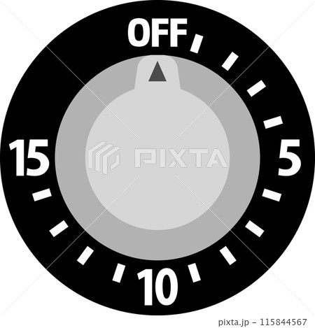 15まで表示されたダイヤル型スイッチ 115844567