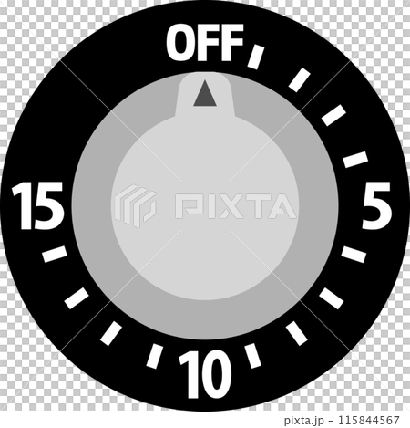 15まで表示されたダイヤル型スイッチ 115844567