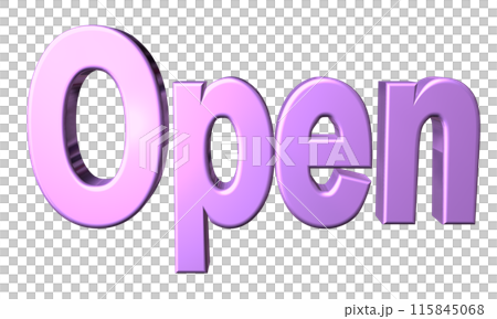 3DCG立體人物《開業/開業紀念》紫、紫 3DCG立體人物《開業/開業紀念》紫、紫 115845068