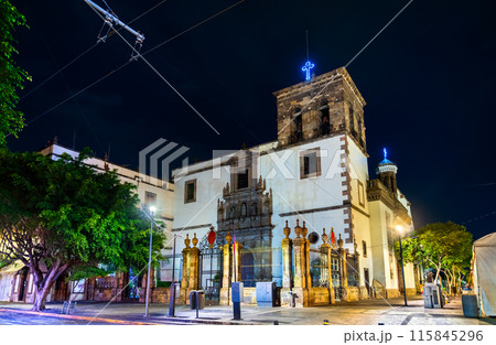 Temple of Our Lady of Mercy in Guadalajara at night - Jalisco, Mexico Temple of Our Lady of Mercy in Guadalajara at night - Jalisco, Mexico 115845296