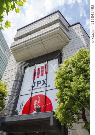 日本橋兜町 日本証券取引所の外観 日本橋兜町 日本証券取引所の外観 115845492