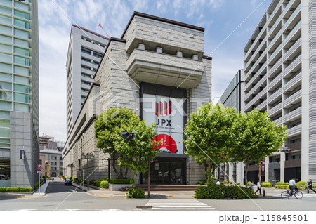 日本橋兜町 日本証券取引所の外観 115845501