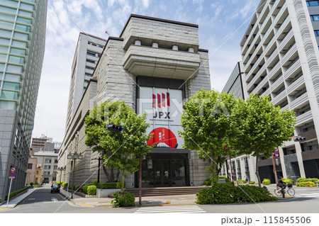 日本橋兜町 日本証券取引所の外観 日本橋兜町 日本証券取引所の外観 115845506