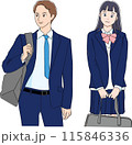高校生の若者 115846336