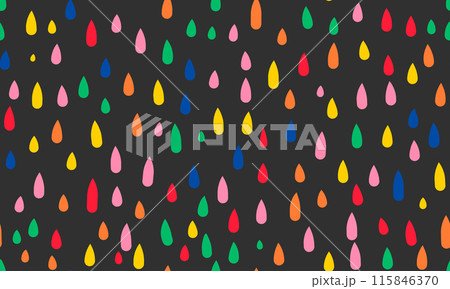 Colorful sprinkles banner background, colorful falling decorative sprinkles background 115846370