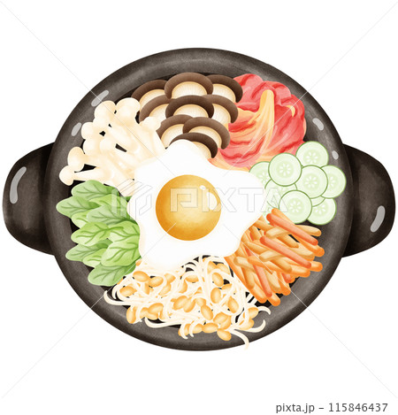Delicious Korean food Delicious Korean food 115846437