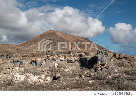 Rock formations park, Antigua Rofera, Lanzarote, Spain 115847620