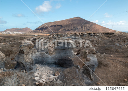 Rock formations park, Antigua Rofera, Lanzarote, Spain 115847635