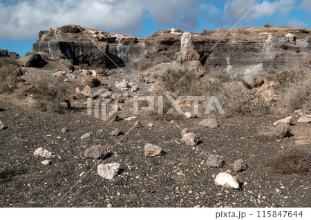 Rock formations park, Antigua Rofera, Lanzarote, Spain Rock formations park, Antigua Rofera, Lanzarote, Spain 115847644