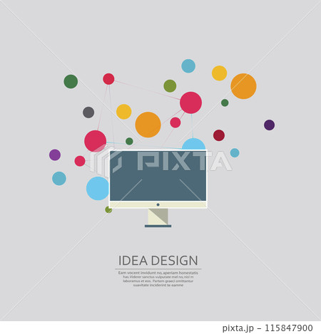 Vector modern project. Abstract illustrationのイラスト素材 [115847900] - PIXTA