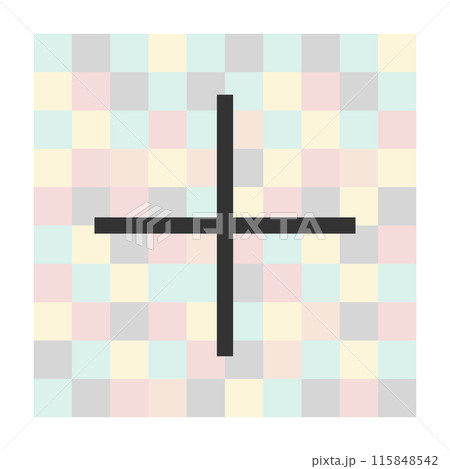 Abstract vector design. Modern cross illustration Abstract vector design. Modern cross illustration 115848542