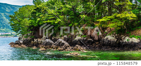 富津弁天宗像神社　パノラマ　【長崎県雲仙市小浜町】 115848579