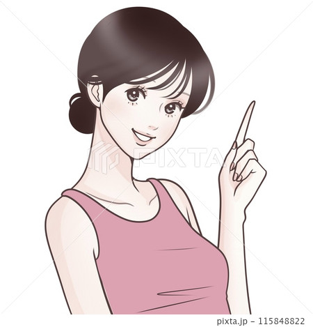女性・女の子のイラスト素材 115848822