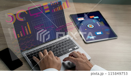 work hard Data Analytics Statistics Information Business Technology 115849753