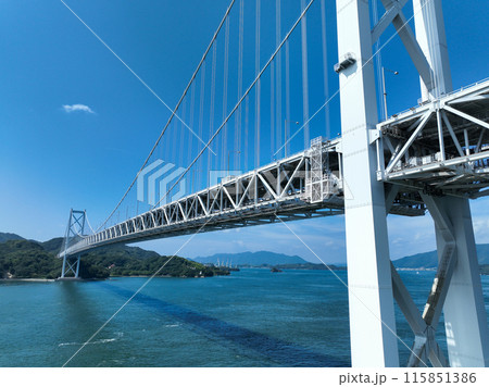 広島県尾道市 因島大橋 広島県尾道市 因島大橋 115851386