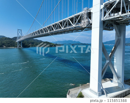 広島県尾道市 因島大橋 広島県尾道市 因島大橋 115851388