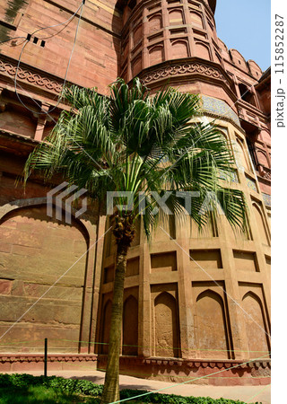 インドにあるアグラ城のとても美しい風景 115852287