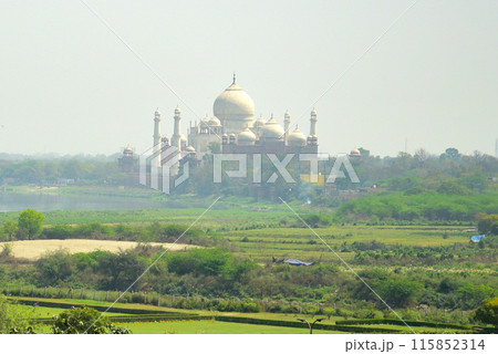 インドにあるアグラ城のとても美しい風景 115852314