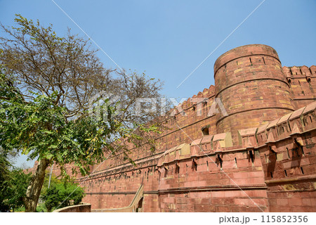インドにあるアグラ城のとても美しい風景 115852356