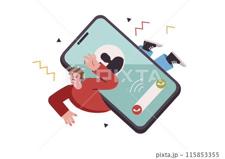 Tough telephone conversations put pressure on man, who has become victim of telephone scammers 115853355