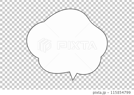 簡單手繪語音氣泡（單張） 115854799