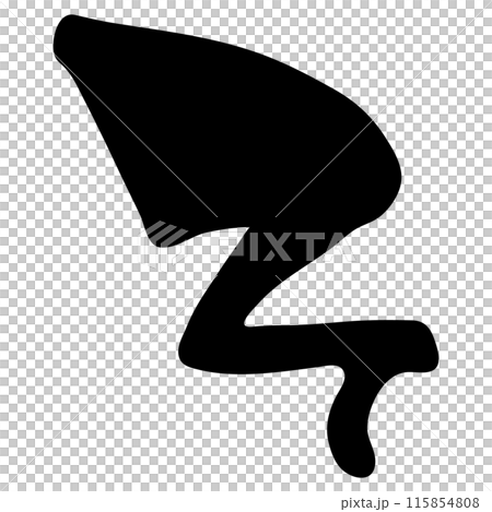 そ（ひらがな）/手書きの筆文字素材 115854808