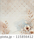 ダイヤ　背景　花 115856412