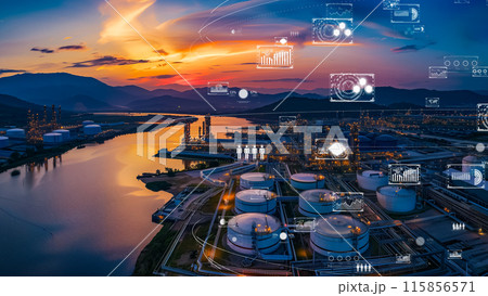 デジタルとAIを活用した現代化工場のイメージ 115856571