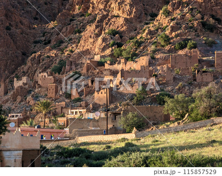 Great panoramic landscape of the Anti-Atlas mountains Great panoramic landscape of the Anti-Atlas mountains 115857529