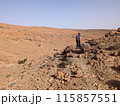 Great panoramic landscape of the Anti-Atlas mountains 115857551