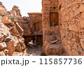 Hiking through the old Id Aissa agadir, an old granary in Amtoudi 115857736