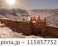 Hiking through the old Id Aissa agadir, an old granary in Amtoudi 115857752